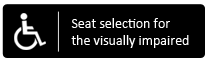 Seat Selection for the visually impaired